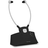 TechniSat STEREOMAN ISI 3 Wireless Stereo Wireless Headphones for Television and Music Systems with Docking Station, Black