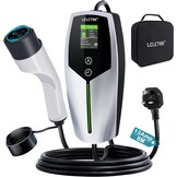 3KW EV Charger Cable Type 2 to 3 Pin Plug 8-meter,Portable UK 3 Pin EV Charger,Electric Car Charger [6/8/10/13A],EV Car Charger with LED Display,IP65 Waterproof,Type 2 Cable EVs and PHEV