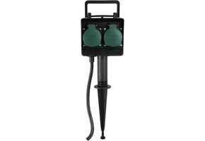 Grondpen Stopcontact Buiten 2-voudig - 34% Korting!
