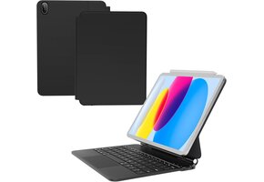 Toetsenbordhoes iPad 10e Gen (2022) met Trackpad & 7 Kleuren Achtergrondverlichting | 69% Korting