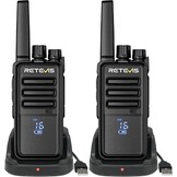 2x Vergunningsvrije PMR446 Walkie-Talkie Set Zwart - Nu met 28% Korting!