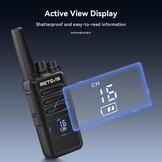 2x Vergunningsvrije PMR446 Walkie-Talkie Set Zwart - Nu met 28% Korting!