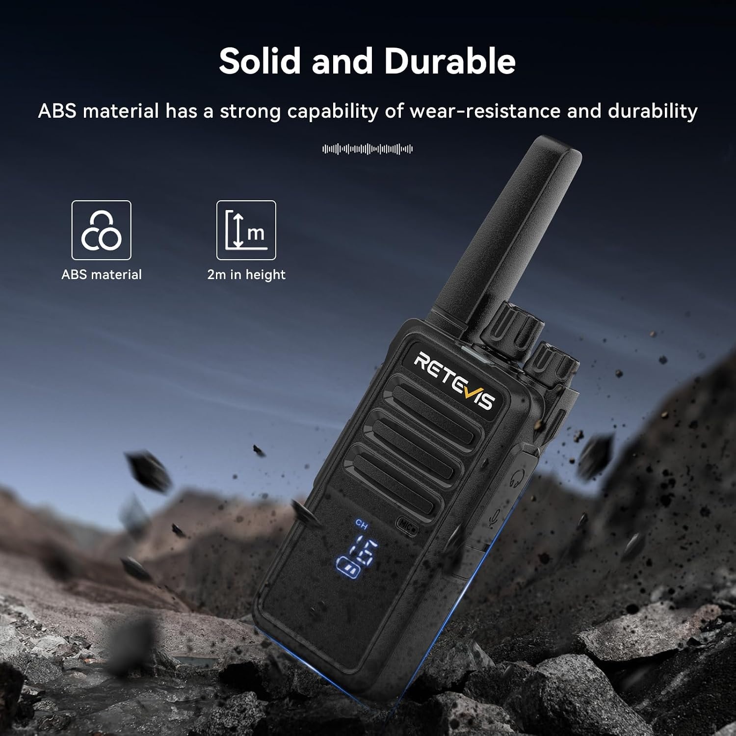 2x Vergunningsvrije PMR446 Walkie-Talkie Set Zwart - Nu met 28% Korting!