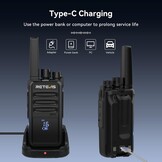 2x Vergunningsvrije PMR446 Walkie-Talkie Set Zwart - Nu met 28% Korting!