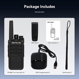 2x Vergunningsvrije PMR446 Walkie-Talkie Set Zwart - Nu met 28% Korting!