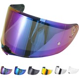 60% Korting: Motorhelm Vizier Regenboog - Vervanging voor VECTOR II/Citation II/FF811