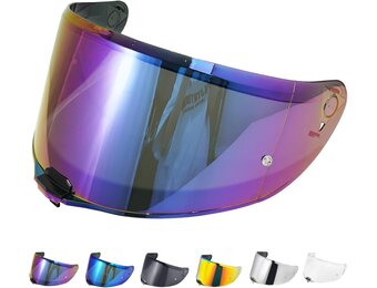 Motorhelm Vizier Regenboog - VECTOR II/Citation II/FF811 - 34% Korting!