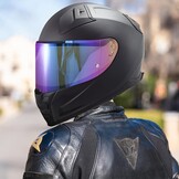 60% Korting: Motorhelm Vizier Regenboog - Vervanging voor VECTOR II/Citation II/FF811