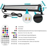2x LED Wandlampen Binnen/Buiten - 42W RGB Kleuren, IP66, RF Afstandsbediening