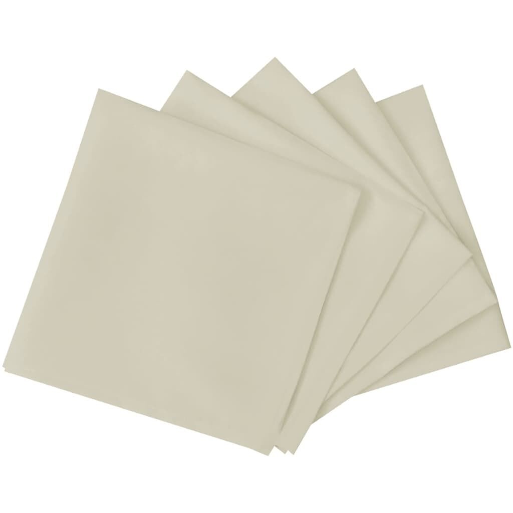 Servetten Créme 10 Stuks (50x50 cm) - 56% Korting