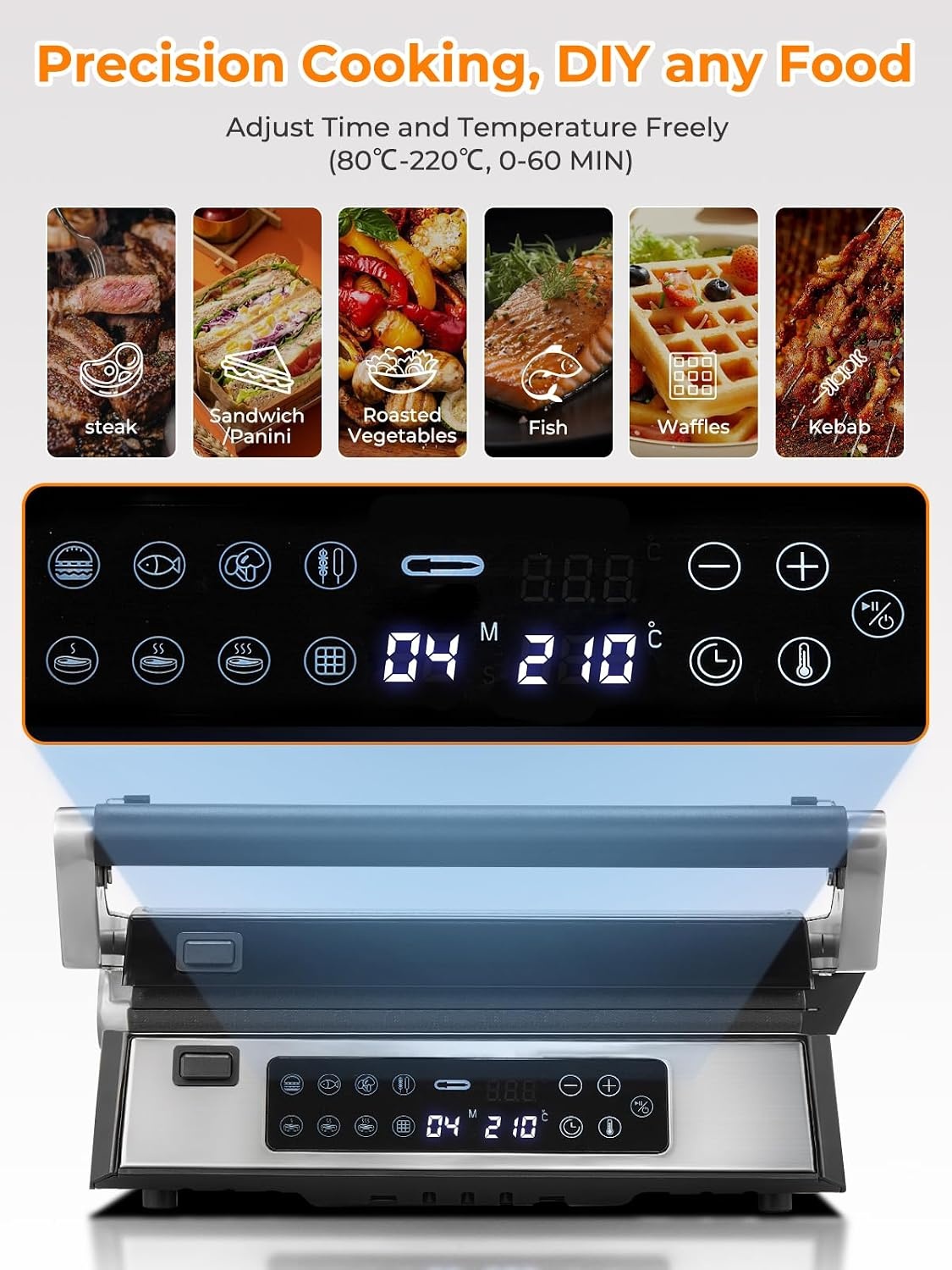 4-in-1 Contactgrill XL (2200W) - Nu met 35% Korting!