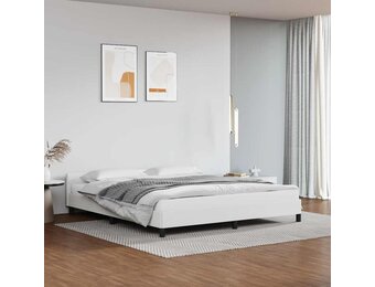 vidaXL Bedframe met hoofdeinde 180x200 cm Wit - 34% Korting!