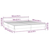 vidaXL Bedframe met hoofdeinde 180x200 cm Wit - 34% Korting!