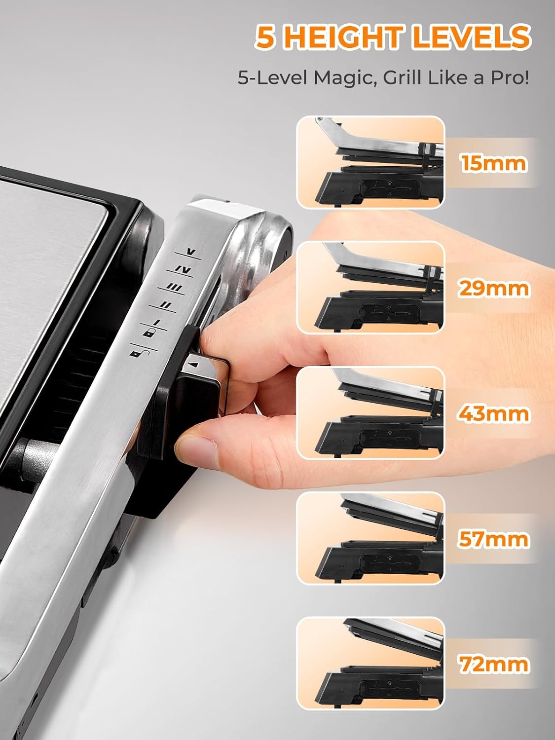 Contactgrill XL 4-in-1 met 35% Korting | Sandwichmaker & Wafelijzer