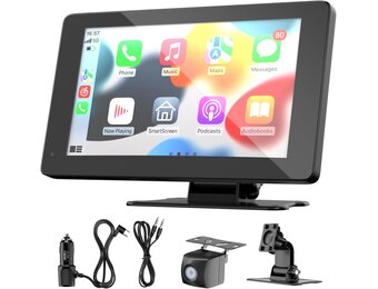 7" Draadloos Carplay & Android Auto Display met Camera & GPS
