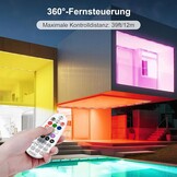 LED Wandlampen Set 2x 42W IP66 | RGB Kleuren met Afstandsbediening