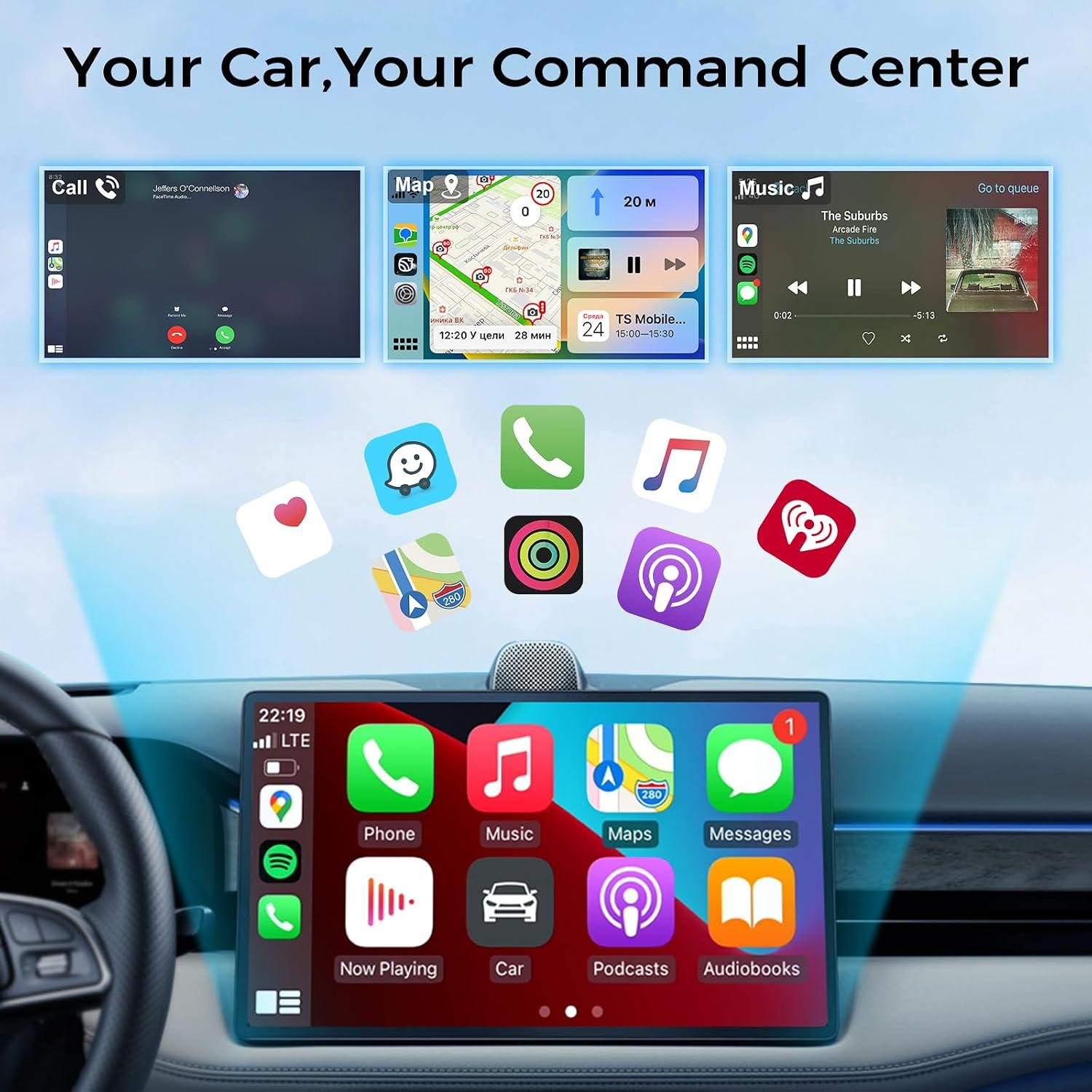 Draadloze CarPlay Adapter - Van Bedraad naar Draadloos (58% Korting!)