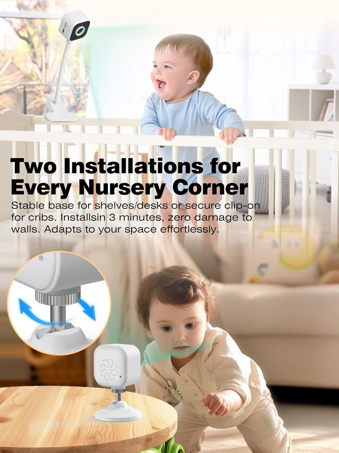 Babyfoon met Camera 1080P & Nachtzicht - 34% Korting!