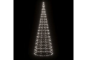 LED Kerstboom voor Vlaggenmast, 300cm, Koud Wit (80% Korting)