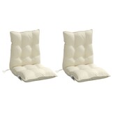 VidaXL Stoelkussens Crème Oxford Stof (2 stuks) - 57% Korting