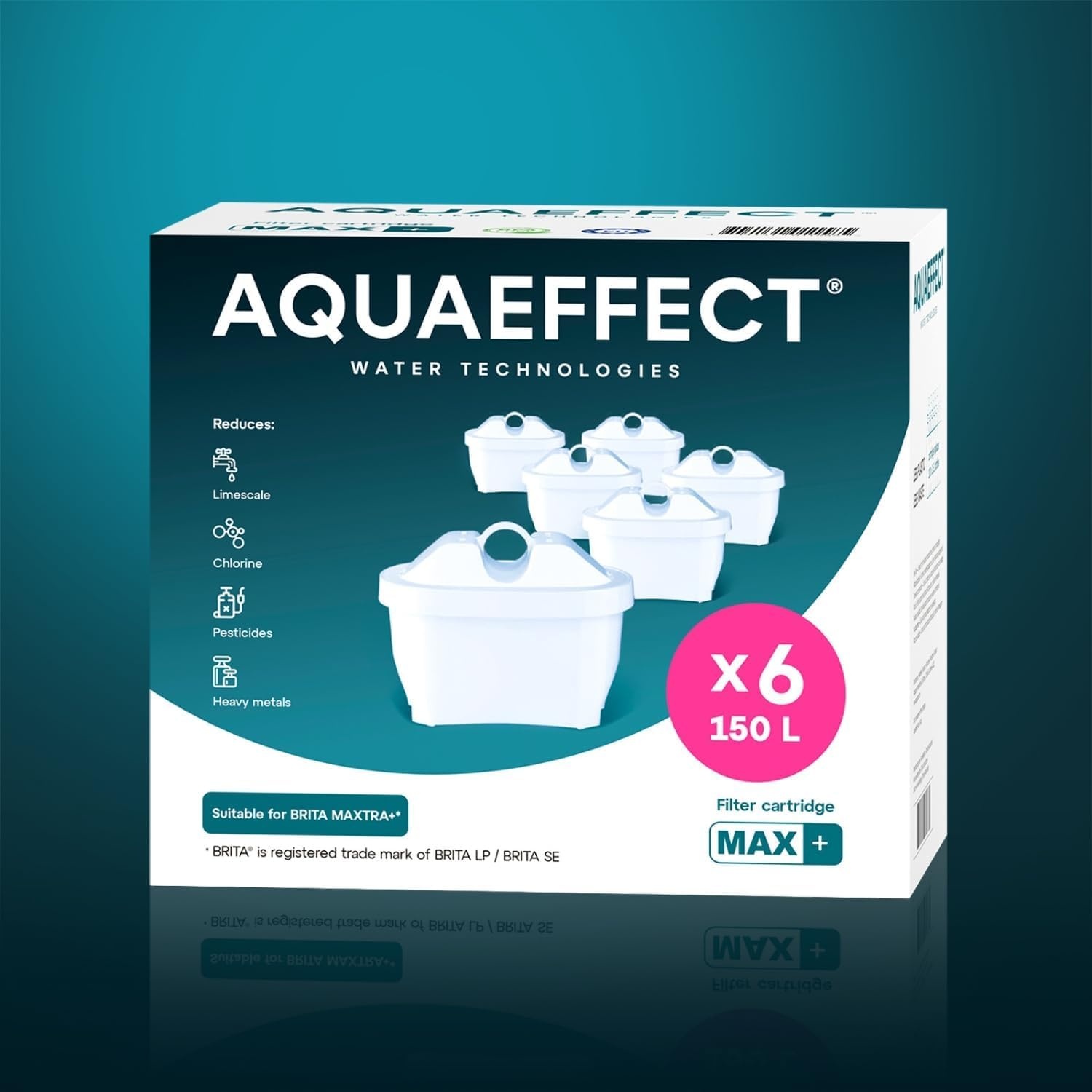 Waterfilterpatroon MAX+ (6 stuks) - 66% korting!