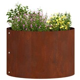vidaXL Tuinplantbakken 5 pcs Bruin 30 x 30 x 20 cm Cortenstaal