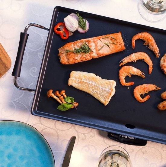Elektrische Teppanyaki Grillplaat 4 Personen - 2000W met Korting