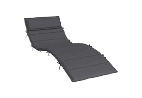 Ligbedkussen Oxford Stof Antraciet 180x60cm - 45% Korting!
