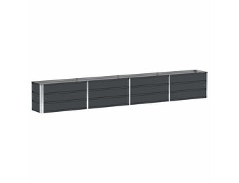 vidaXL Plantenbak Antraciet 320 x 40 x 45 cm Staal
