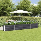 vidaXL Plantenbak Antraciet 320 x 40 x 45 cm Staal
