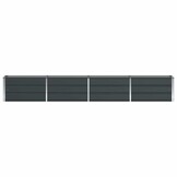 vidaXL Plantenbak Antraciet 320 x 40 x 45 cm Staal