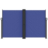 vidaXL Windscherm uittrekbaar 160x600 cm blauw