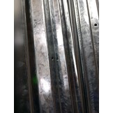 vidaXL Tuinschuur 161x89x161 cm gegalvaniseerd staal grijs