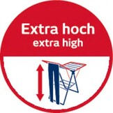 Leifheit droogrek Classic 250 Flex - 25 m drooglengte