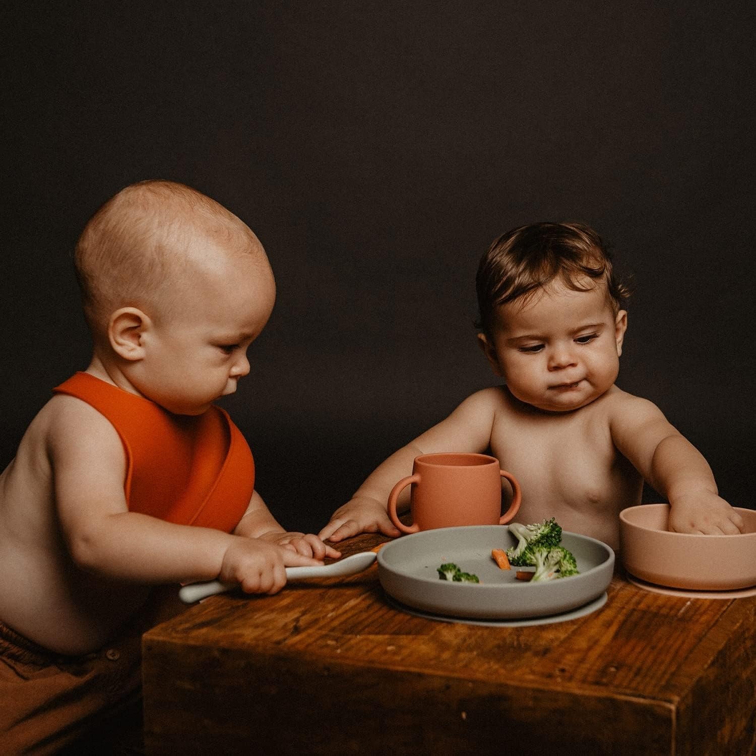 Groen Siliconen Babyservies 4-Delig met Zuignap - 56% Korting
