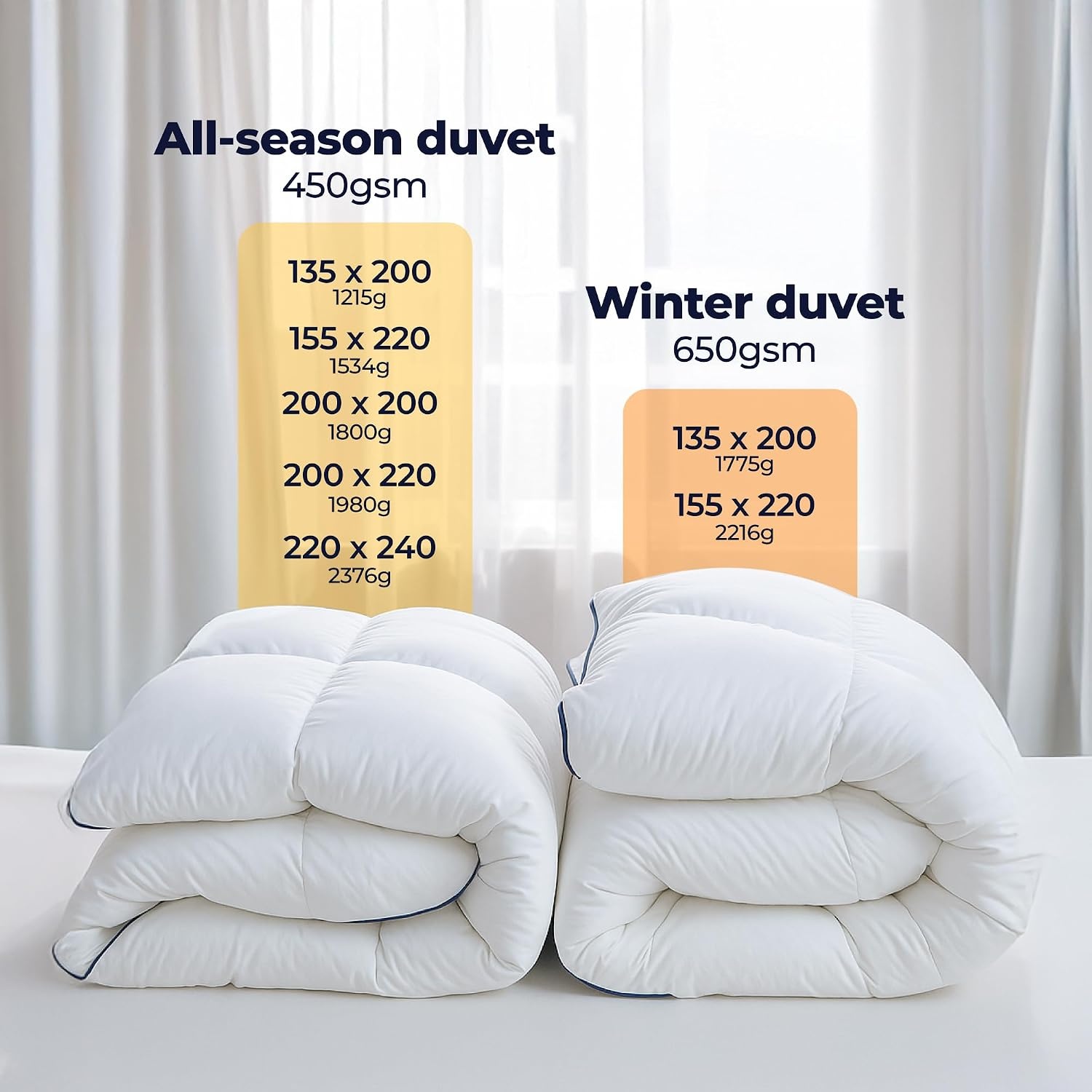 Dreamzie - Ultra Comfort Dekbed 200x220 cm - Dekbed van veren en eendendons - 450 gsm - Oeko-Tex, RDS & Downpass gecertificeerd