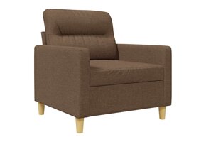 Bruine Stof Fauteuil 60cm Breed - 57% Korting