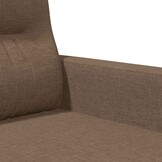 vidaXL Fauteuil Stof Bruin 60 cm Breed - 61% Korting