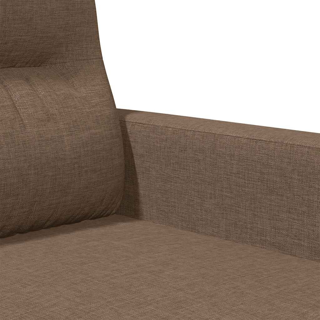 vidaXL Fauteuil Stof Bruin 60 cm Breed - 61% Korting