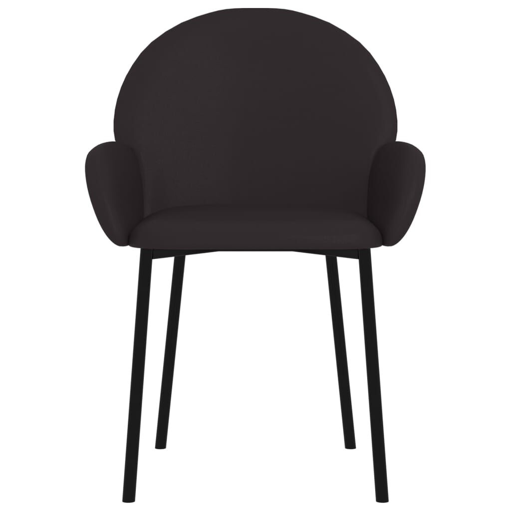 Eetkamerstoelen Kunstleer Zwart (2 stuks) - 61% Korting!