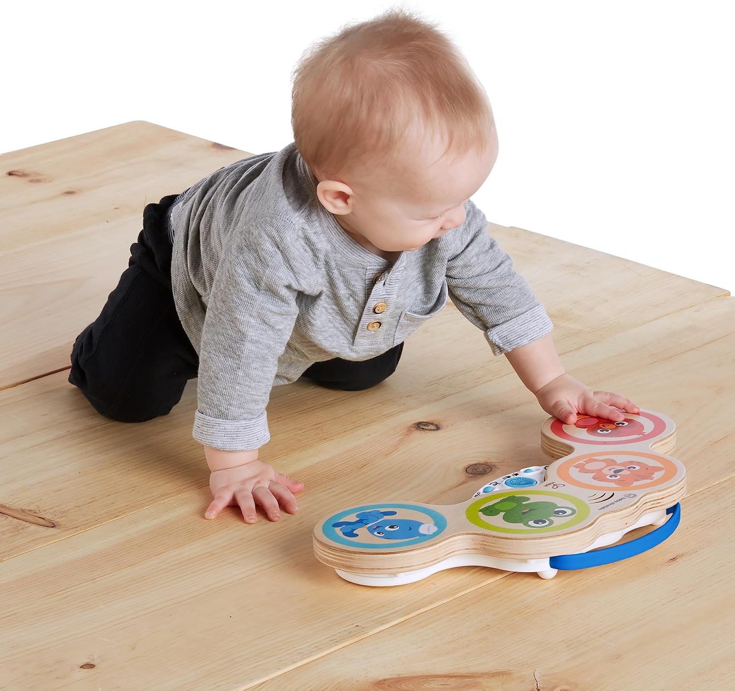 Houten Muziek Drum Magic Touch met 2 Modi - Vanaf 6 Maanden (59% Korting)