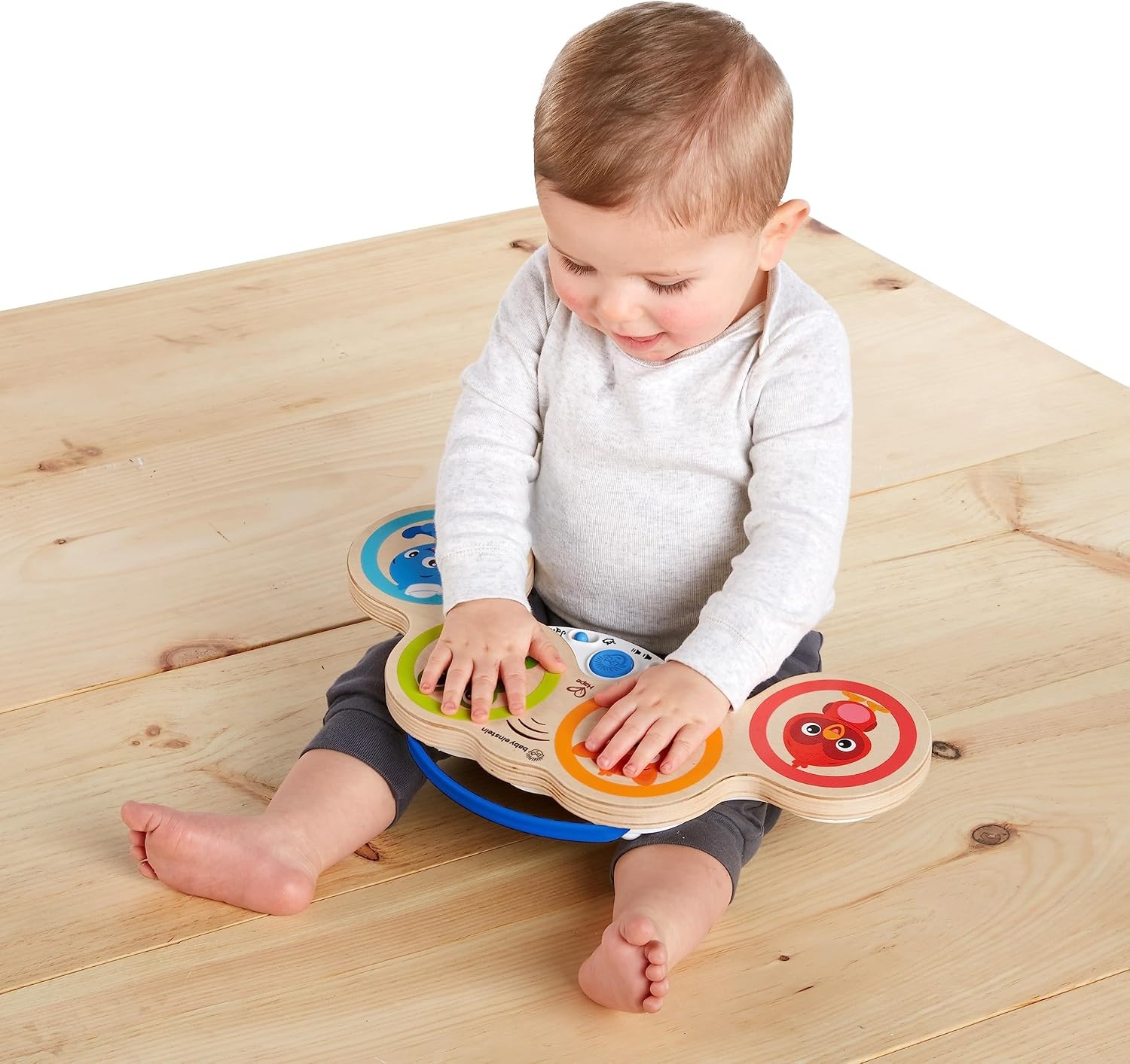 Houten Muziek Drum Magic Touch met 2 Modi - Vanaf 6 Maanden (59% Korting)