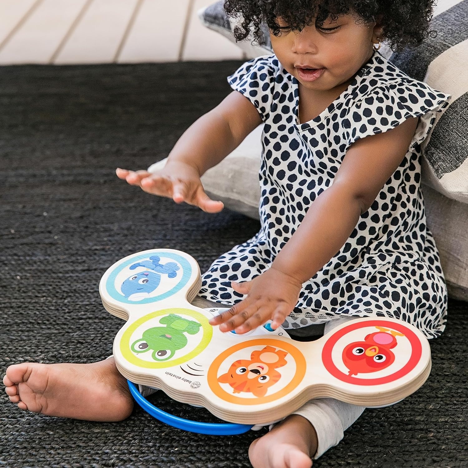Houten Muziek Drum Magic Touch met 2 Modi - Vanaf 6 Maanden (59% Korting)