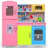 vidaXL Kinderspeelkeuken 80x30x85 cm MDF meerkleurig