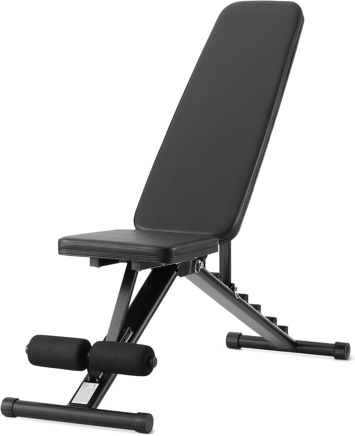 Amazon Basics Adjustable Training Bench with Bench Press Press, Foldable for Home Gym