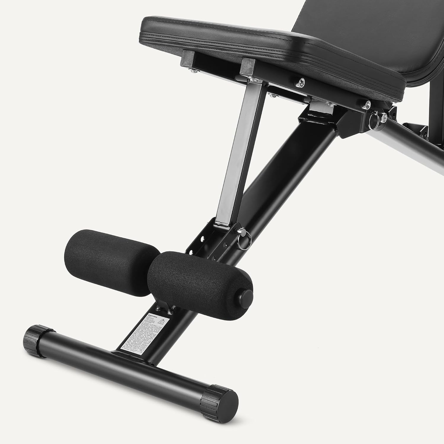Amazon Basics Adjustable Training Bench with Bench Press Press, Foldable for Home Gym