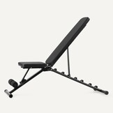 Amazon Basics Adjustable Training Bench with Bench Press Press, Foldable for Home Gym
