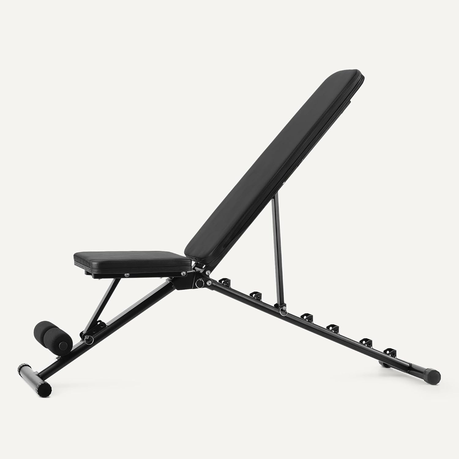 Amazon Basics Adjustable Training Bench with Bench Press Press, Foldable for Home Gym