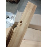 vidaXL Hoge badkamerkast Wasbruin 35 x 30 x 160 cm Massief Vurenhout