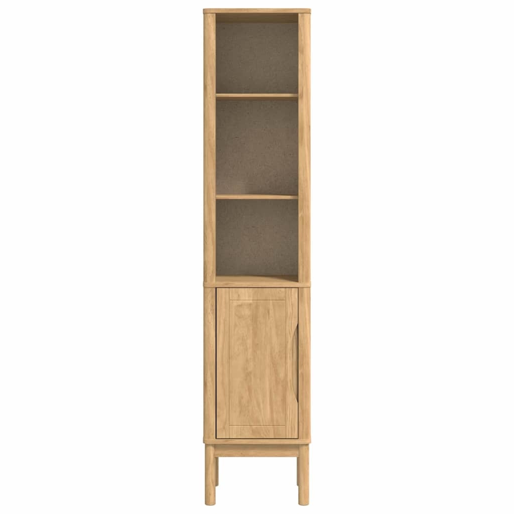vidaXL Hoge badkamerkast Wasbruin 35 x 30 x 160 cm Massief Vurenhout